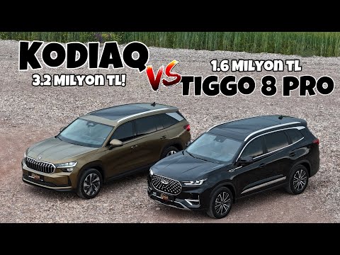 3 Kat Farka Değer Mi? | 7 Kişilik SUV | Skoda Kodiaq VS Chery Tiggo 8 Pro | Otomobil Günlüklerim