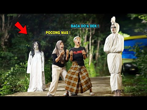 Prank Pocong Terlucu ! Mau Kabur ada Kuntilanak Beneran ? Ngakak Kocak 🤣