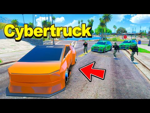 ¡ROBO la Cybertruck ÉPICA Para Provocor a mi Enemigo Gta 5 Roleplay