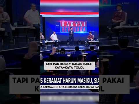 ROCKY GERUNG SKAKMAT PENYIDIK KPK "KARENA SAYA TIDAK TOLOL‼️" #rockygerung