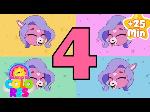 25 MIN de Canciones para Alegrar el día 🎶✨ Música Infantil🌈| Mundo de Colores🐦🎈🎉