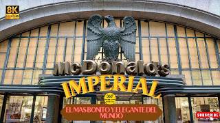 ¡WOW!😱Esto NO parece un McDonald’s, el más bonito del mundo😍Tour 360°8K por el McDonald’s Imperial