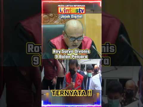 Tok !! Roy Suryo Divonis Penjara