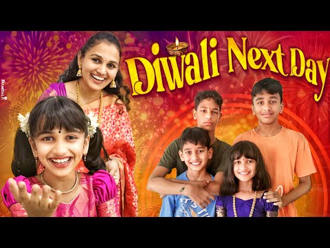 DIWALI Next Day || Pooja || V5Familyshow @v5familyshow