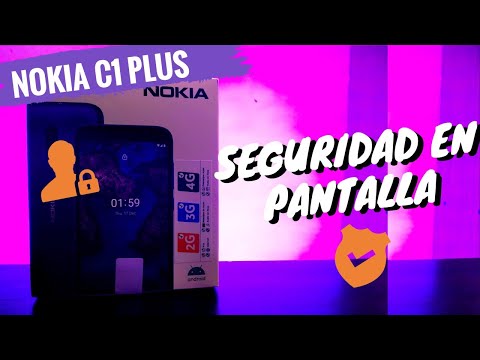 (SPANISH) NOKIA C1 PLUS  👍 Como  Activar la Seguridad En Pantalla /Pin / Contraseña/  HD 🔐 🤗