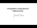 Indefinite Integrals and Substitution