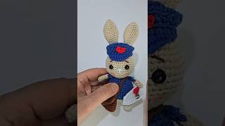 Mr Postman is delivering my love letter. #wiamscrafts #amigurumi #handmade #postman