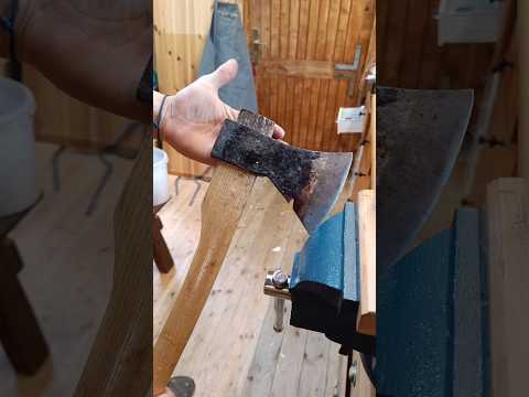 Axt ?reparieren #bushcraft #diy #edc #knife #messer#handwerk#survival #outdoor #werkstatt #axr#axe