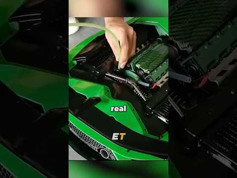 This RC Lamborghini runs on petrol?