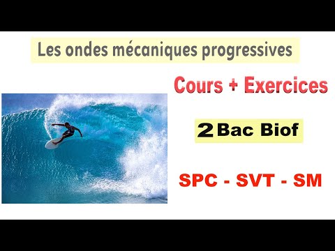 2BAC BIOF : Cours - Les ondes mécaniques progressives