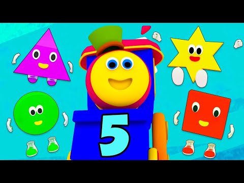 Five Little Shapes & More Kids Educational Videos for Children LIVE