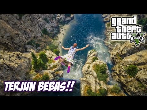 GTA 5 Online NGAKAK ABIS! (8) TERJUN BEBAS!! HAHAHA