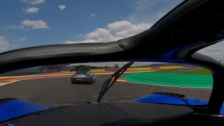 Dallara Stradale vs. Porsche 992 GT3RS test lap@Spa//.