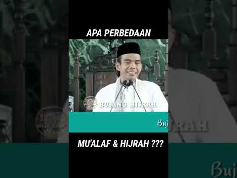 Apa Perbedaan muallaf dan Hijrah? #ceramahustadabdulsomad