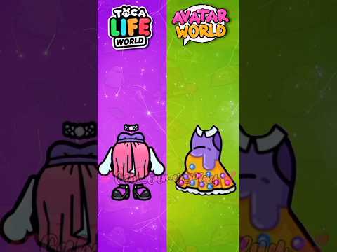 Avatar World VS Toca Boca. Which is Better?#avatarworld #avatarworldgame #genderswap