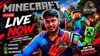 Minecraft Survival LIVE | Battle Stars YT | Tamil Gameplay