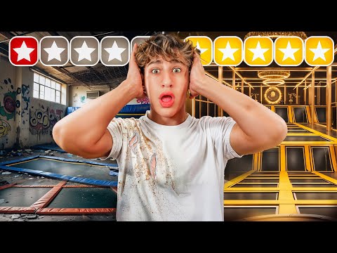 I Tested 1 Star VS 5 Star Rated Trampoline Parks!!