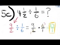Dividing Fractions and Mixed Numbers