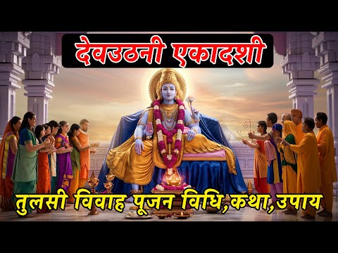 Dev Uthani Ekadashi 2024 ,तुलसी विवाह पूजन विधि,कथा,उपाय