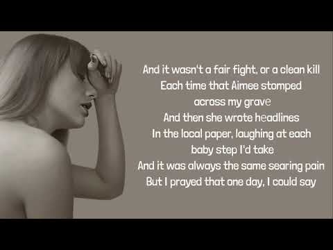 Taylor Swift - thanK you aIMee lyrics