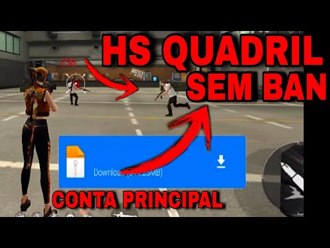 SAIU! HS QUADRIL FREE FIRE  HS COM AJUSTE AIM FOV ANT BAN Link DIRETO MEDIA FIRE 1.106