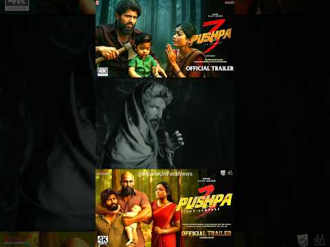 Pushpa 3 Official Trailer | Allu Arjun | South Movie | Sukumar | Pushpa 3 The Rampage Trailer