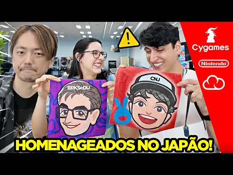 Eu e @BRKsEDU Homenageados no Japão! - Veja um estúdio de games por dentro | Cygames #vlog