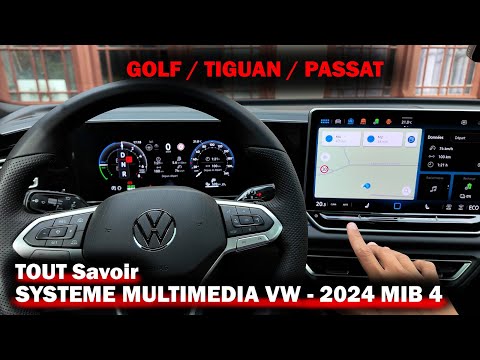 SYSTEME MULTIMEDIA VW 2024 EN DETAIL - Tiguan / Passat / Golf... Toutes les fonctions