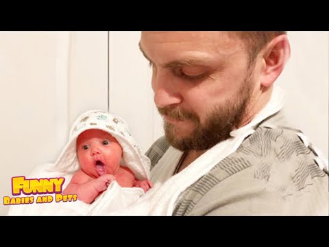 FUNNY Newborn Baby Compilation - Funny and Cute Baby Video