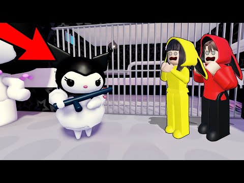 Yuta, Mio Dan Baby Celine Kabur Dari Penjara Kuromi || ROBLOX