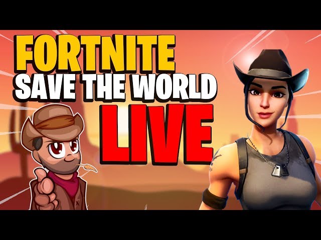 Fortnite Save the World | LIVE STREAM | Heading to Twine Peaks!!!