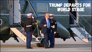 JUST IN: Trump Leaves JBA for UNGA in New York 🚨✈️🗽