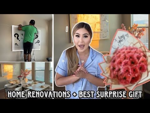 SURPRISED MY GIRLFRIEND WITH THE BEST GIFT EVER / HOUSE RENOVATIONS & UPGRADES!