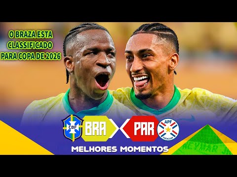 Brasil x Paraguai I Melhores Momentos - Eliminatorias 2025