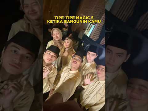 Jadi kamu pengennya dibagunin Gibran, Naura, Rahsya, Adara atau Irshad #shorts #magic5
