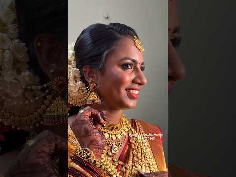 Skin shade മാറ്റാൻ ഇഷ്ടല്ലാതെ പിള്ളേർ ഒക്കെ ഓടി വായോ #shortsvideo #bridalmakeup #wedding #vlogvideo