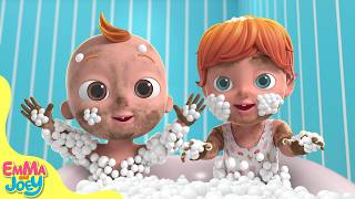 Let's Get Clean! Bath Time & Brush Your Teeth Song 🫧 | Emma And Joey - Nursery Rhymes