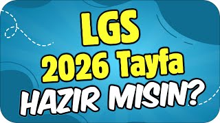 LGS 2026 Tayfa Hazır Mısın ❓Şimdi Başla, LGS'ye Sağlam Adım At! 🎯💪