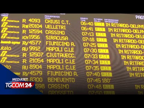 Guasto tra Termini e Tiburtina: cancellati oltre 100 treni