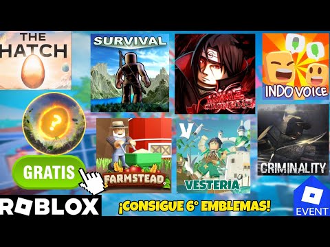☑️¡COMO CONSEGUIR 6 MEDALLAS DE HUEVO EN ROBLOX! DEL EVENTO THE HATCH 2025