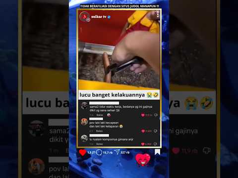 udah cape banget pasti abangnya ๐ญ๐คฃ #ngakakkocak
