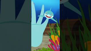 Finger Family Sharks, Fun Learning Song for Kids #nurseryrhymes #shorts
