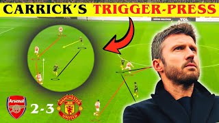 Analysing Carrick's TRIGGER-PRESS for Mbeumo's Goal vs Arsenal... (The MICRO Details were KEY!)