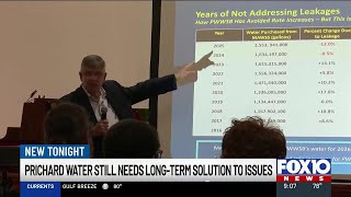 Receiver says without steady grants, Prichard water customers face monthly bills greater than $20...