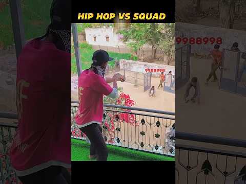 Hip Hop vs Grandmaster Squad 1 vs 4 Gameplay In Real life 😱🥲 #ffshorts #ytshorts #shorts
