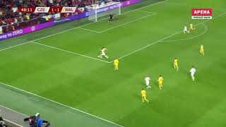 Own Goal Aaron Ramsey - Czech Republic vs Wales 2-1