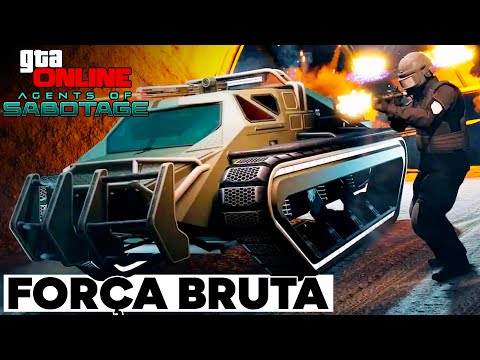 ROUBEI um TANQUE do MONTE CHILIAD | Dossiê Força Bruta | GTA Online: Agents of Sabotage