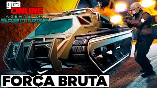 ROUBEI um TANQUE do MONTE CHILIAD | Dossiê Força Bruta | GTA Online: Agents of Sabotage