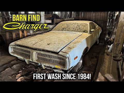 BARN FIND Dodge Charger Parked 40 Years! First Detail Since 1984 | Satisfying Restoration!