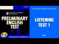 English Proficiency and Comprehension Test